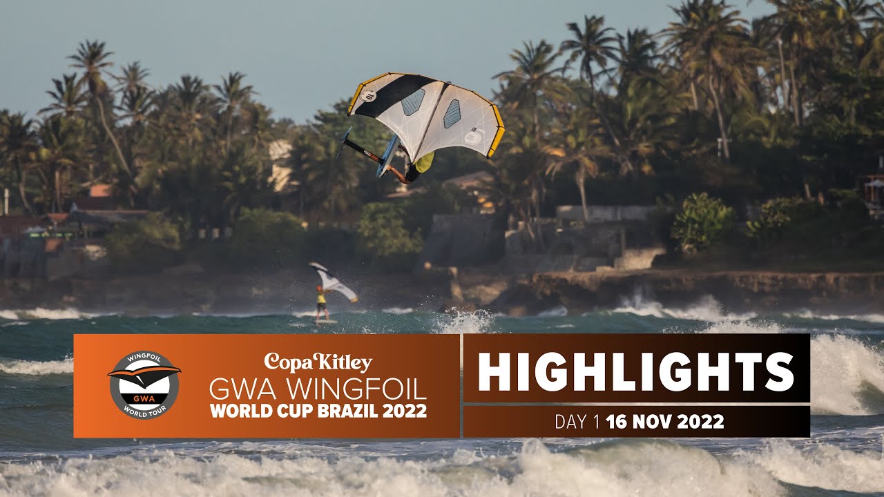 GWA Wingfoil World Tour Brazil 2022 – Day One Highlights